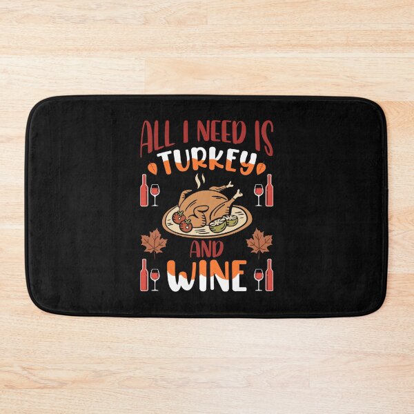 Item preview, Turkey and Wine T-shirt designed and sold by MarvellTeeZone.