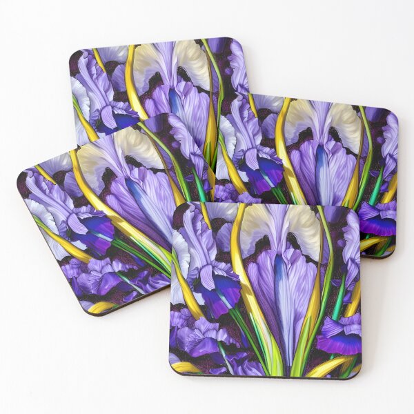 Item preview, An iris pattern designed and sold by Fungidelight.