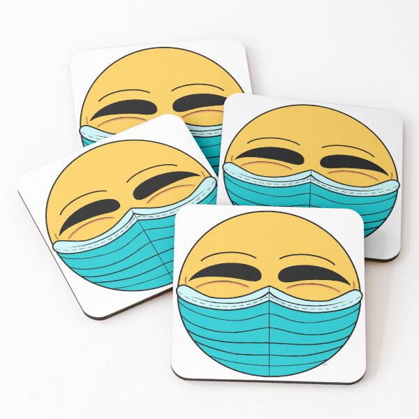 Item preview, Masked Up emoji designed and sold by BlueGirlDoodles.