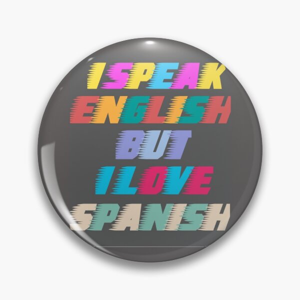 Item preview, i speak english but i love in spanish designed and sold by MrSameeraTop.