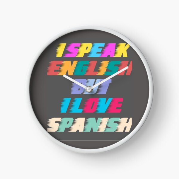 Item preview, i speak english but i love in spanish designed and sold by MrSameeraTop.
