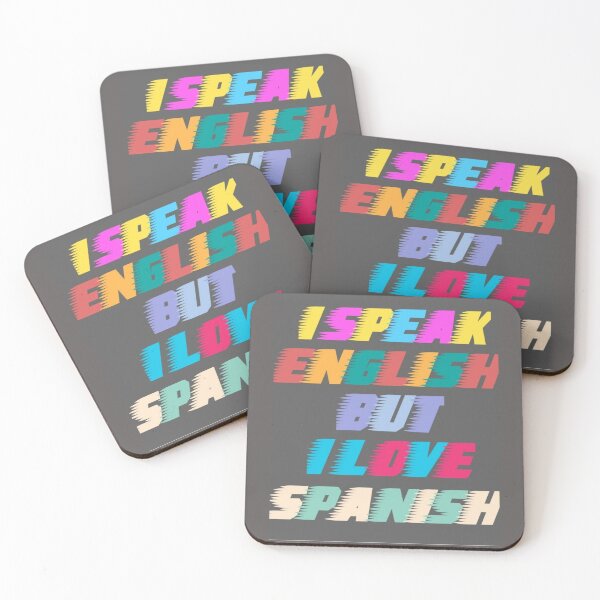 Item preview, i speak english but i love in spanish designed and sold by MrSameeraTop.