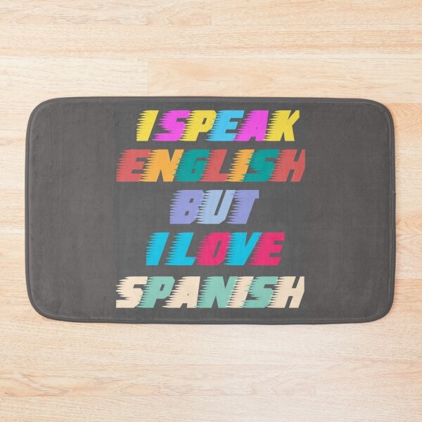 Item preview, i speak english but i love in spanish designed and sold by MrSameeraTop.