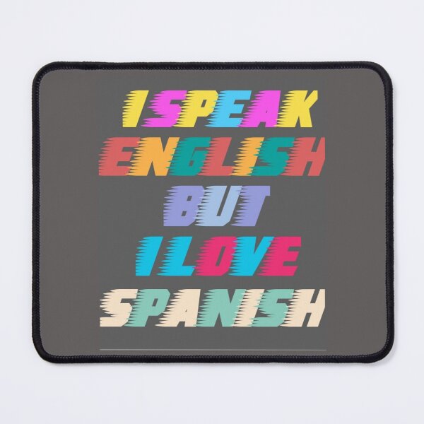 Item preview, i speak english but i love in spanish designed and sold by MrSameeraTop.