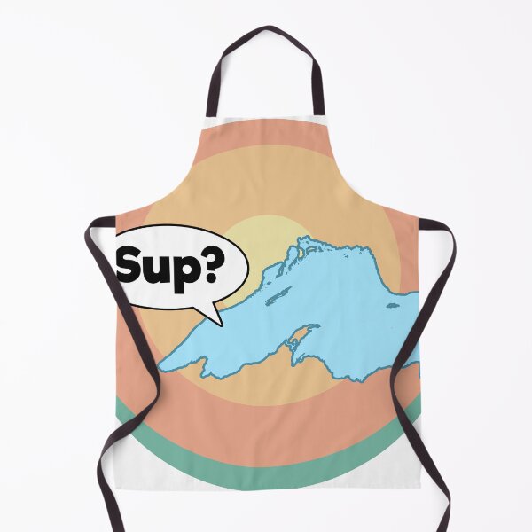 Item preview, Lake Superior "Sup?" designed and sold by GreatLakesVibes.