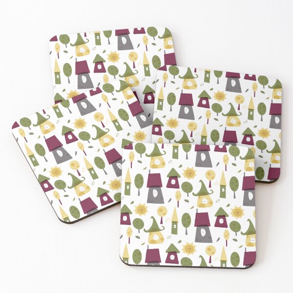 Item preview, whimsical House Pattern designed and sold by Seedelightful.