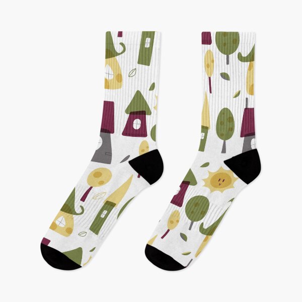 Item preview, whimsical House Pattern designed and sold by Seedelightful.