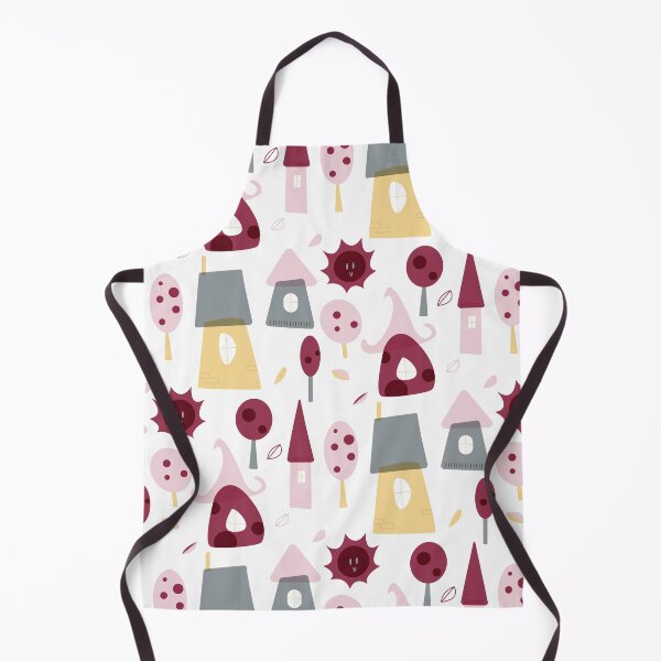 Item preview, whimsical House Pattern Pink designed and sold by Seedelightful.