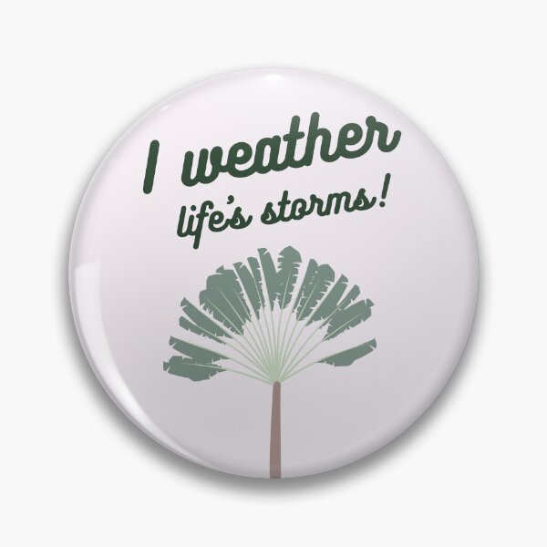 Item preview, Palm Tree Affirmation: I weather life's storms designed and sold by BohemiWANDERS.
