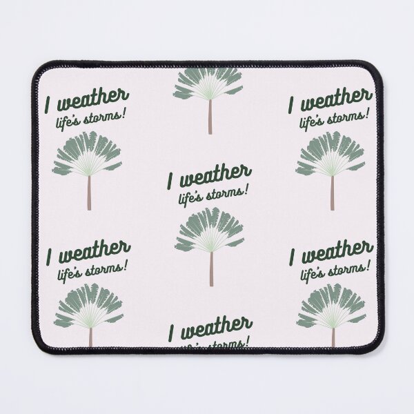 Item preview, Palm Tree Affirmation: I weather life's storms designed and sold by BohemiWANDERS.