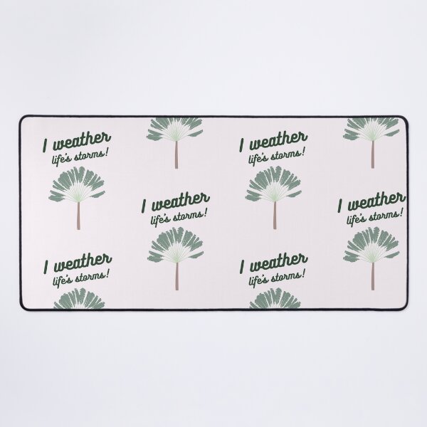Item preview, Palm Tree Affirmation: I weather life's storms designed and sold by BohemiWANDERS.