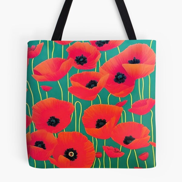 Aperçu de l'œuvre champ de coquelicots créée et vendue par David-Howells.