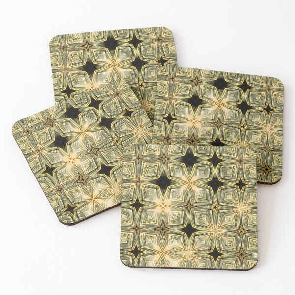 Item preview, many glittering Christmas STARS in gold and silver pattern and design designed and sold by mister-john.