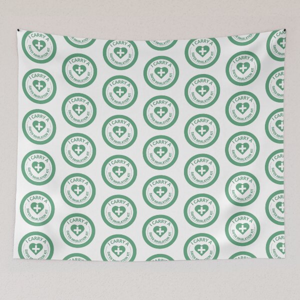 Item preview, I carry a safer inhalation kit  designed and sold by ThoughtJumble.