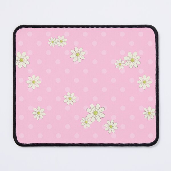 Item preview, Pink Polka Dots and Daisies designed and sold by Stacy Mitchell.