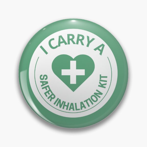 Item preview, I carry a safer inhalation kit  designed and sold by ThoughtJumble.