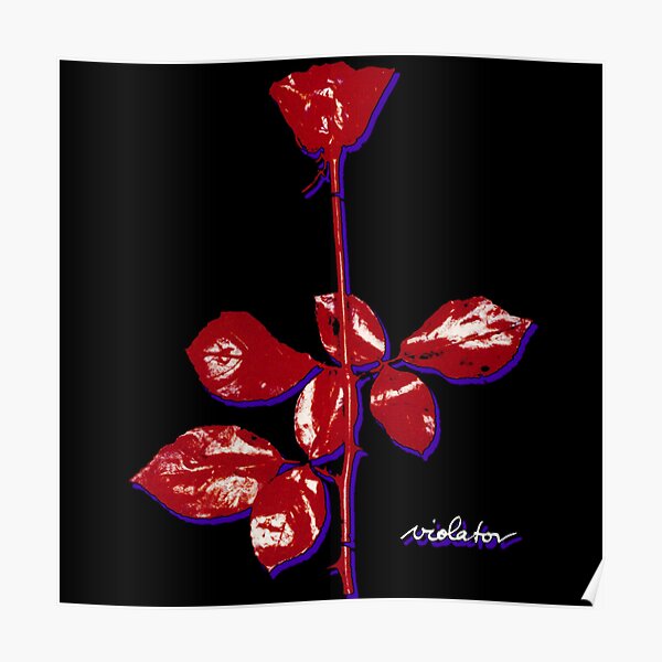 Depeche M Violator Vintage Poster