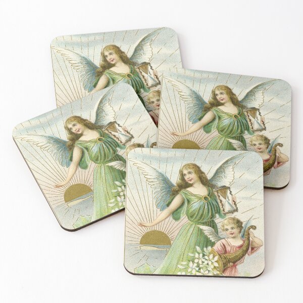 Item preview, Colorful Vintage Angel Artwork designed and sold by tomorrowsart.