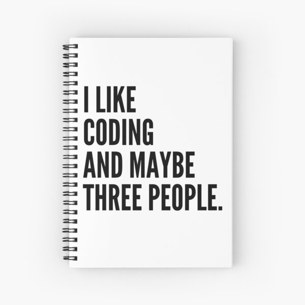 Item preview, I Like Coding and Maybe Three People Coder Funny Computer Programming Sticker Shirt Tshirt designed and sold by ProjectHippie.