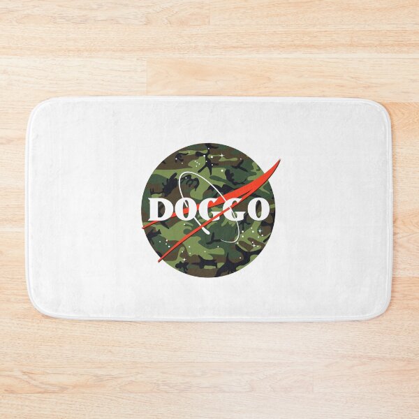 Item preview, Doggo, Nasa Inspired logo, quality logo Camo Color, Guaranteed best gift for all dog lovers designed and sold by Galactic Fur Baby Federation.