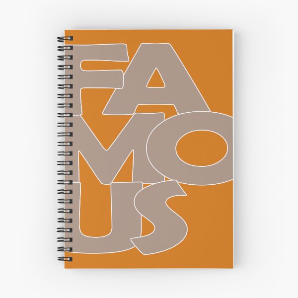 Item preview, Famous na cor bege bordas cinzas, formas arredondadas designed and sold by GirlaineSQ.