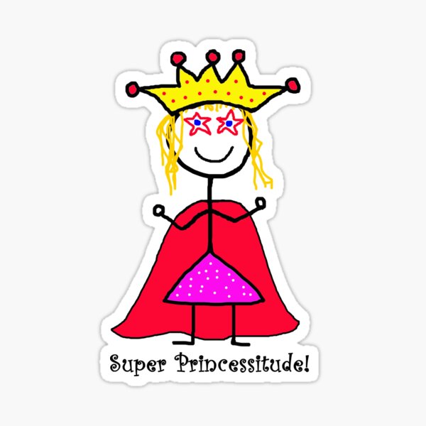 Super Princessitude! (Blond) Sticker
