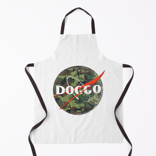 Item preview, Doggo, Nasa logo, Quality Logo, Camo Color with Rugged Grunge Texture, Guaranteed best gift for all dog lovers designed and sold by Galactic Fur Baby Federation.
