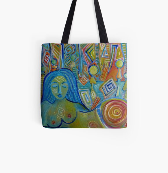 Meditation All Over Print Tote Bag