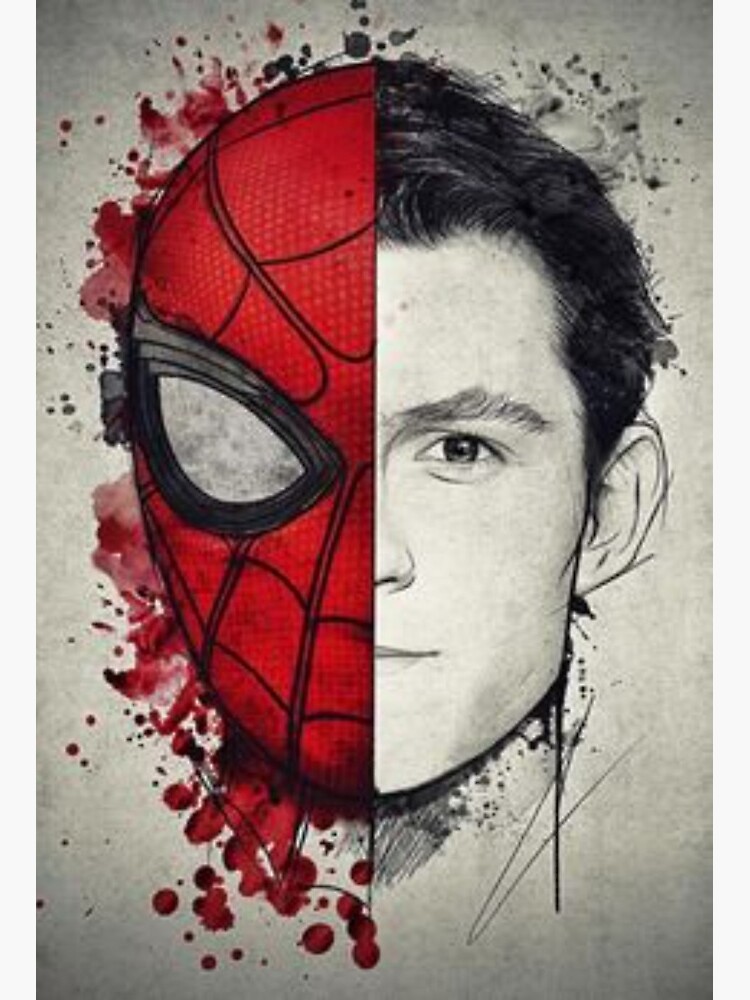 Tom Holland Spider-man Original Drawing .fan-art A4. - Etsy