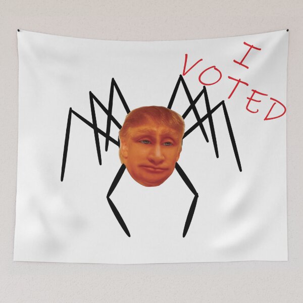 Item preview, i voted - funny spider trump  designed and sold by happy gift art.