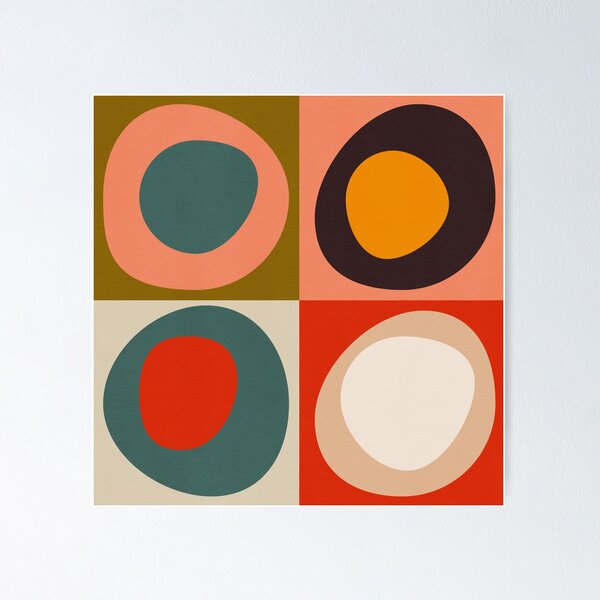 Item preview, Bauhaus geometric colorful 5 designed and sold by Ana-Rut-Bre.