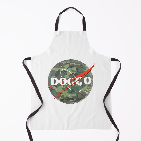 Item preview, Doggo, Nasa logo, Quality Logo, Camo Color with Extreme Faded Grunge Texture, Guaranteed best gift for all dog lovers designed and sold by Galactic Fur Baby Federation.