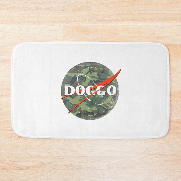 Item preview, Doggo, Nasa logo, Quality Logo, Camo Color with Extreme Faded Grunge Texture, Guaranteed best gift for all dog lovers designed and sold by Galactic Fur Baby Federation.