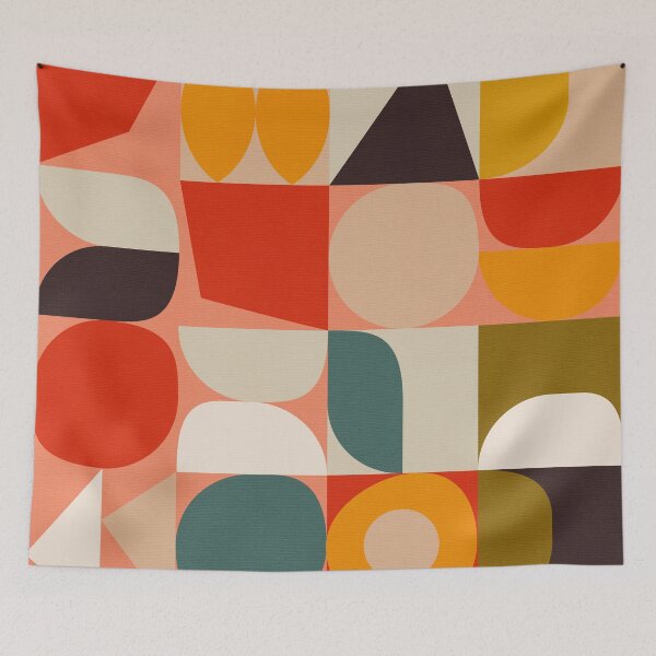 Item preview, Bauhaus geometric colorful designed and sold by Ana-Rut-Bre.