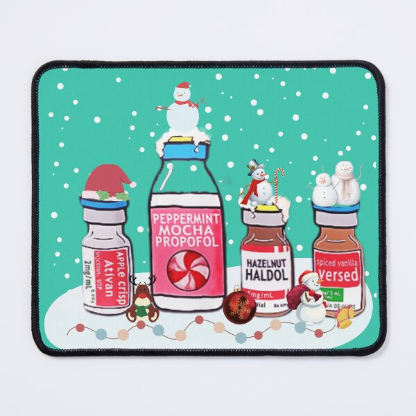 Artikelvorschau, Pfefferminz Mokka Propofol Shirt, Süßes Weihnachtskrankenschwester Shirt, Rn Crna Winter Pacu ER Ed Icu Anästhesie Xmas Anästhesist entworfen und verkauft von Morja2015.