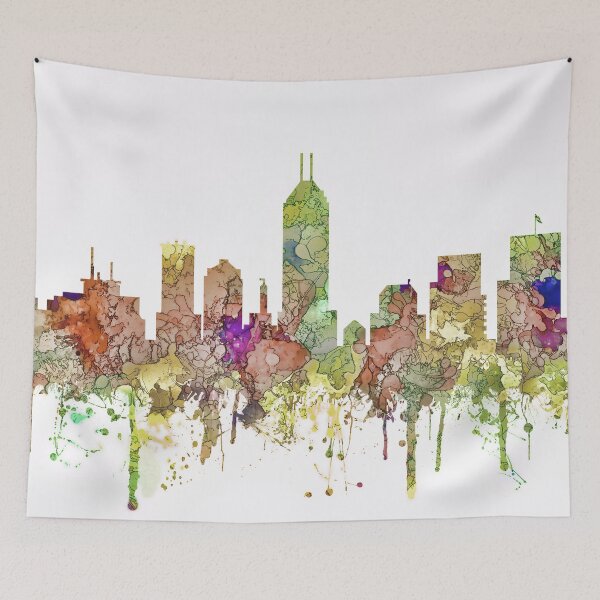 Item preview, Indianapolis, Indiana Skyline SG - Faded Glory designed and sold by Marlene Watson-Hall.