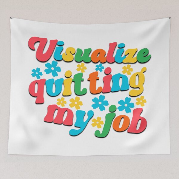 Item preview, Visualize quitting my job office saying designed and sold by Emotionville.