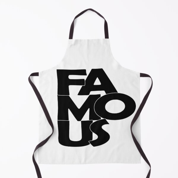 Item preview, Famous na cor branca, preto bordas cinzas, formas arredondadas designed and sold by GirlaineSQ.