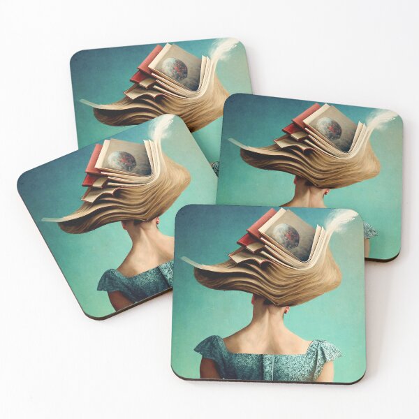 Item preview, The Reader - Head with Book designed and sold by theblueofmyeye.