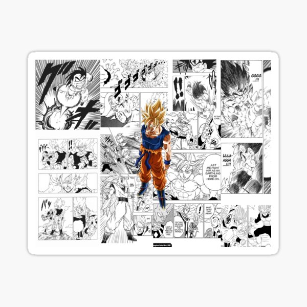 Goku Super Saiyan Sticker For Sale By Custom Arts Redbubble