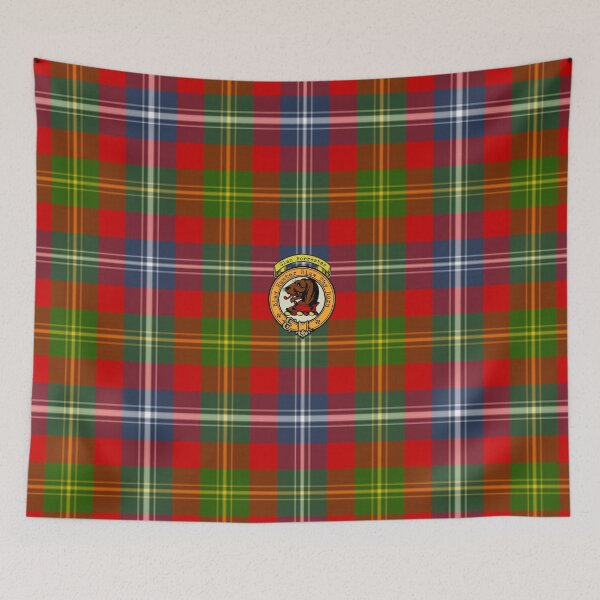 Artikelvorschau, Schottischer Tartan und Wappen von Forrester entworfen und verkauft von BagTown Clans.