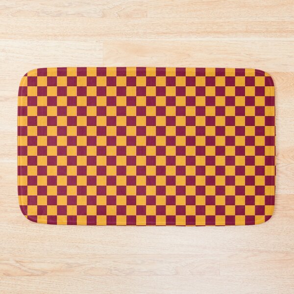 Item preview, Roma Motherwell Bradford Claret & Amber Checker Retro design designed and sold by ModSupporters.