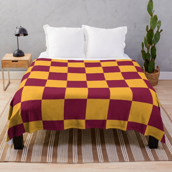 Item preview, Roma Motherwell Bradford Claret & Amber Checker Retro design designed and sold by ModSupporters.