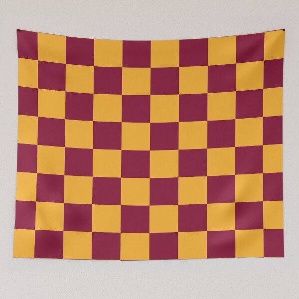 Item preview, Roma Motherwell Bradford Claret & Amber Checker Retro design designed and sold by ModSupporters.