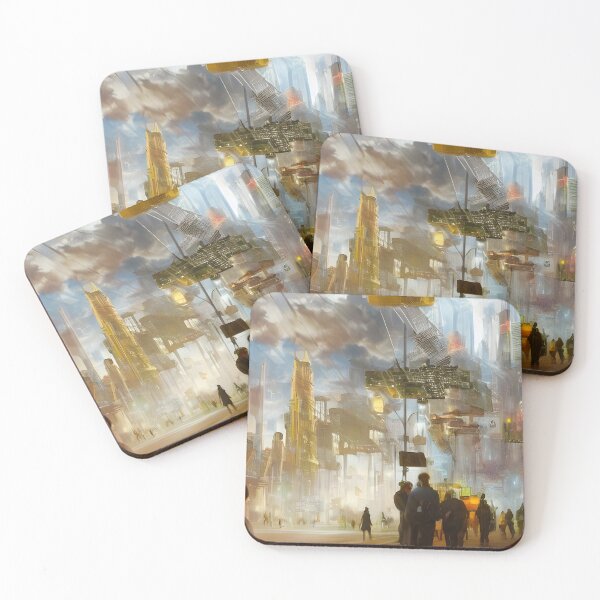 Item preview, Downtown Metropolis Near The Cloud City designed and sold by connors-corner.