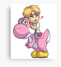 Hoshi on a Yoshi Canvas Print
