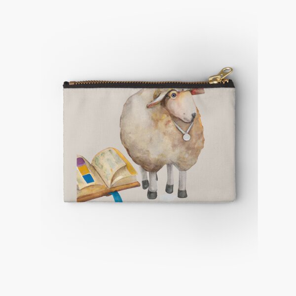 Item preview, Funny cute sheep nursery art, watercolor animal painting, funny sheep animal, nursery animal, sheep art designed and sold by Artsareus.