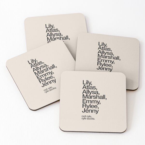Item preview, It Ends With Us Characters | Colleen Hoover designed and sold by alrightabigail.