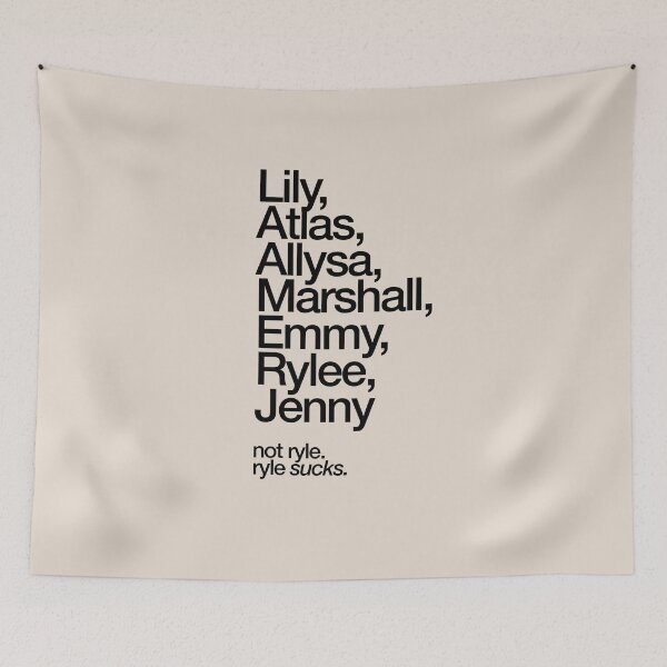 Item preview, It Ends With Us Characters | Colleen Hoover designed and sold by alrightabigail.