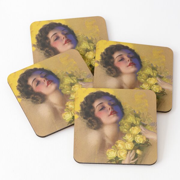 Item preview, Yellow Roses (20th century) - Rolf Armstrong designed and sold by SALON DES ARTS.